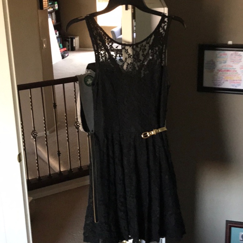 Margo & Sebastian black sleeveless dress